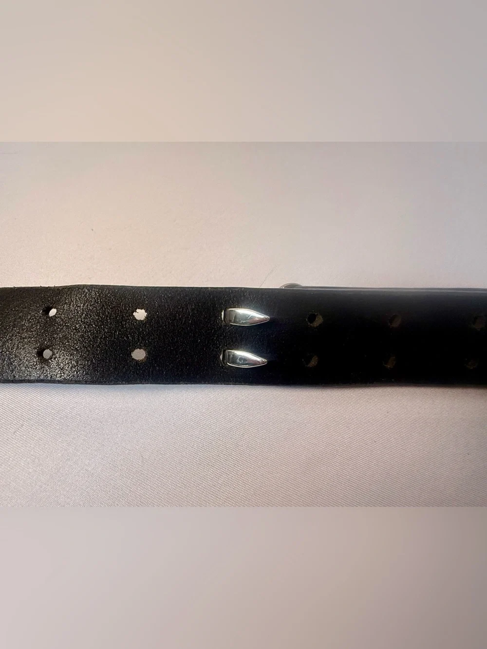 Col. Littleton Adjustable Cinch Belt Men's L 34”-42” CB1L-6 Leather Black Large